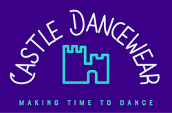 Castle Dancewear Logo - Castle Dancewear - Edinburgh's Online Dancewear Store.   Supporting Edinburgh's local dancers and dance schools. Making Time To Dance.