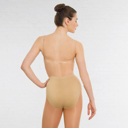 Silky Seamless Clear Back Bra Top