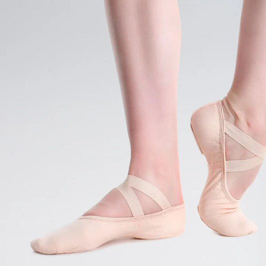 So Danca Canvas Stretch Split Sole Ballet Shoe