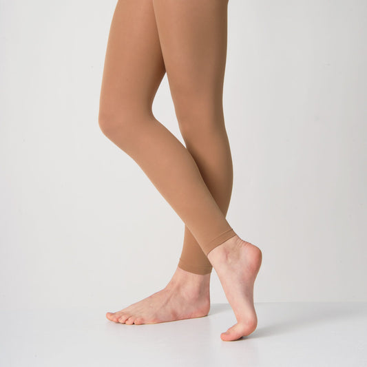Silky Footless Black or Tan Ballet Tights